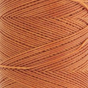 Bobina de hilo encerado Linhasita para micro macramé 0,75 mm - Ámbar (388) x228m