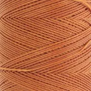 Bobina de hilo encerado Linhasita para micro macramé 0,75 mm - Ámbar (388) x228m