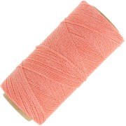 Bobina de hilo encerado Linhasita para micro macramé 0,75 mm - Coral (640) x228m