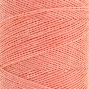 Bobina de hilo encerado Linhasita para micro macramé 0,75 mm - Coral (640) x228m
