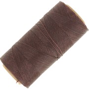 Bobina de hilo encerado Linhasita para micro macramé 0,75 mm - Cacao (667) x228m