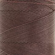 Bobina de hilo encerado Linhasita para micro macramé 0,75 mm - Cacao (667) x228m