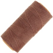 Bobina de hilo encerado Linhasita para micro macramé 0,75 mm - Marrón claro (790) x228m