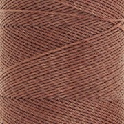 Bobina de hilo encerado Linhasita para micro macramé 0,75 mm - Marrón claro (790) x228m