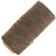Bobina de hilo encerado Linhasita para micro macramé 0,75 mm - Caqui oscuro (844) x228m
