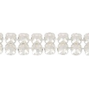 PureCrystal Crystal Mesh 40001 2 hileras 5.3 mm Crystal  x5cm