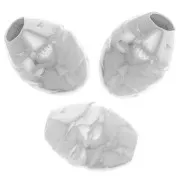 Cuenta con forma de oliva 7x5 mm - Plata 925 x5