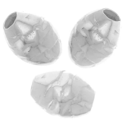 Cuenta con forma de oliva 7x5 mm - Plata 925 x5