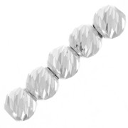 Cuentas redondas con diamantes 3 mm - Plata 925 x25|raw }}
