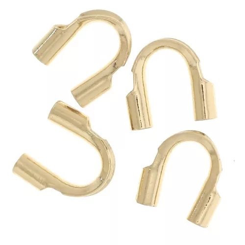 Protectores del hilo 0,7 mm - Dorado 3 micras x6