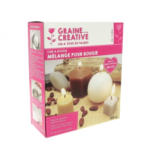 Cera para vela mezcla de parafina y estearina x500g