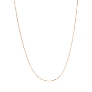 Cadena serpentina 1,1 mm - Dorado con oro fino x42cm