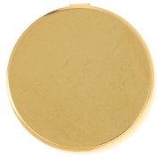 Cubrebotones para personalizar gemelos de 20 mm - Dorado con oro fino x1