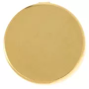 Cubrebotones para personalizar para gemelos de 17 mm - Dorado con oro fino x1