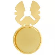 Tapa para botones personalizable - 22 mm - Dorado con oro fino x1