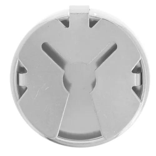 Cubrebotón para personalizar - 22mm Plateado Fino x1