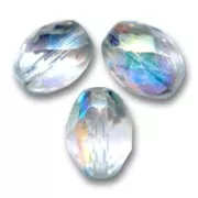 Aceitunas facetadas 13x10 mm Crystal AB x8