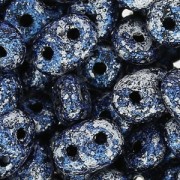 SuperDuo 2,5x5 mm Tweedy Blue x10g