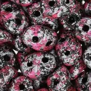 SuperDuo 2,5x5 mm Tweedy Pink x10g