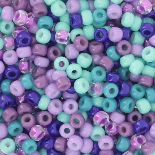 Miyuki Rocalla Mix 8/0 - Violeta Menta x8g