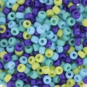 Verde - Mezcla de semillas Miyuki 8/0 - Turquesa total x8g Mezcla de semillas Miyuki 8/0 - Turquesa total x8g