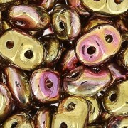 SuperDuo 2,5x5 mm Crystal California Pink x10g|raw }}