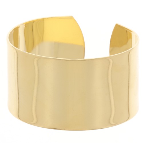 Pulsera de latón 30x150 mm - Dorado con oro fino x1