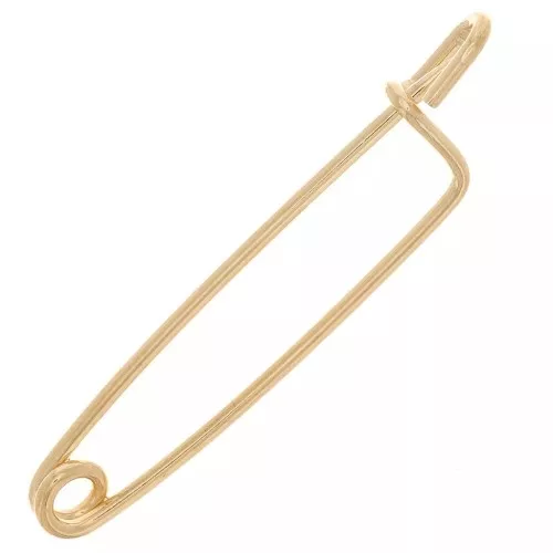 Broche imperdible - para joyería 31 mm - Dorado x1