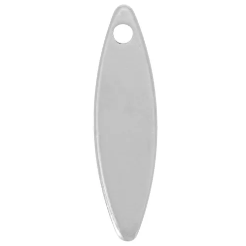 Lentejuelas gotas lisas 15 mm Plateado x10