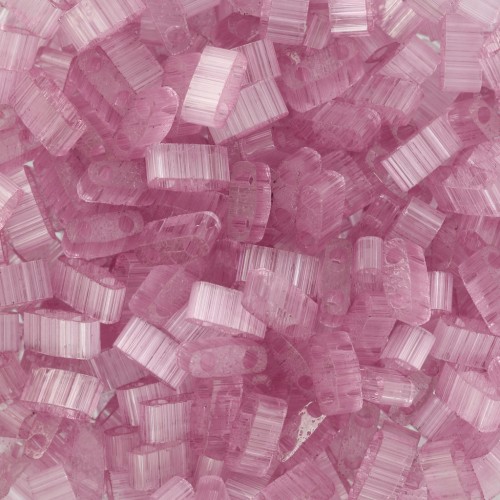 Miyuki Half Tila Beads 5x2.3x1.9mm HTL-2597 - Seda Rosa Pálido x10g