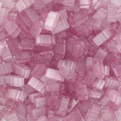 Miyuki Half Tila Beads 5x2.3x1.9mm HTL-2597 - Seda Rosa Pálido x10g