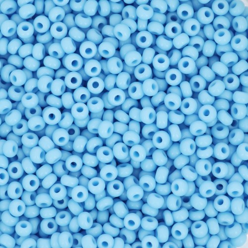 Cuentas de Rocalla Preciosa 11/0 de 2 mm - Turquesa opaca x 20 g