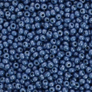 Cuentas de Rocalla Preciosa 11/0 2 mm - Azul vaquero opaco Sfinx x20 g