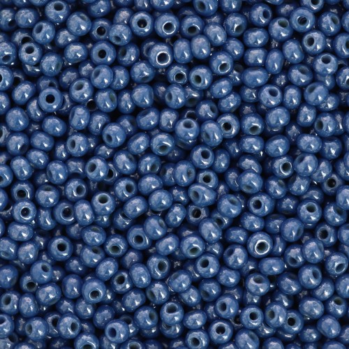 Cuentas de Rocalla Preciosa 11/0 2 mm - Azul vaquero opaco Sfinx x20 g