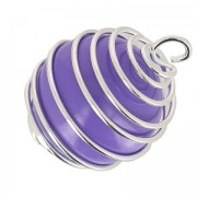 Cuentas para bola de embarazo de 16 mm - Morado x1