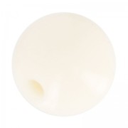 Cuenta semi-agujereada grande agujero 14 mm Cream x1|raw }}