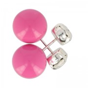 Cuenta semi-agujereada grande agujero 14 mm Cream x1