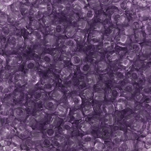Cuentas de Rocalla Preciosa 8/0 - 3 mm - Solgel - Violeta 2, cristal teñido, 20 g