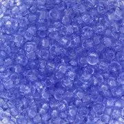 Cuentas de Rocalla Preciosa 8/0 - 3 mm - Solgel - Azul 2, cristal teñido x20 g