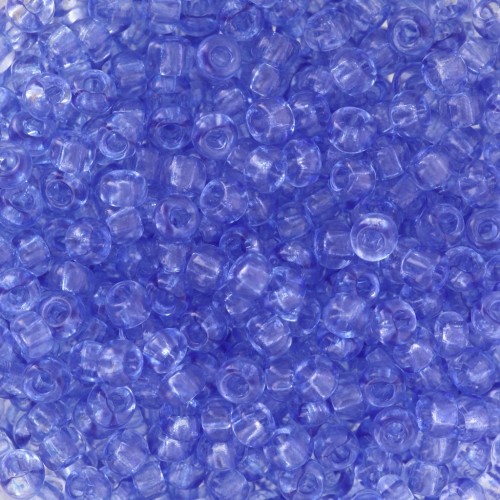 Cuentas de Rocalla Preciosa 8/0 - 3 mm - Solgel - Azul 2, cristal teñido x20 g