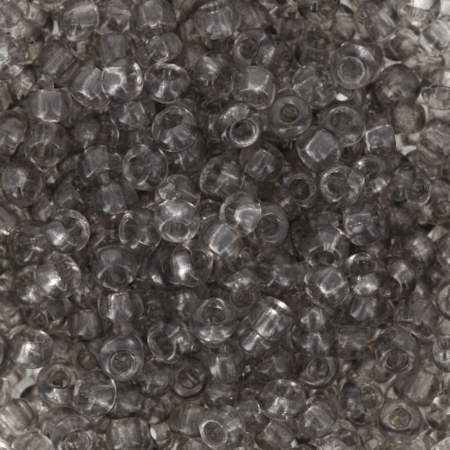 Cuentas de Rocalla Preciosa 8/0 - 3 mm - Solgel - Cristal teñido gris 2 x 20 g