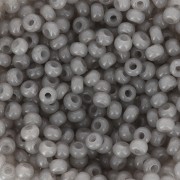Cuentas de Rocalla Preciosa 8/0 - 3 mm - Solgel - Gris 2 teñido alabastro x 20 g