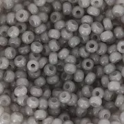 Cuentas de Rocalla Preciosa 8/0 - 3 mm - Solgel - Gris 2 teñido alabastro x 20 g