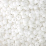 Cuentas de Rocalla Preciosa 8/0 - 3 mm - Blanco tiza x20 g