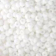Cuentas de Rocalla Preciosa 8/0 - 3 mm - Blanco tiza x20 g
