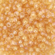 Cuentas de Rocalla Preciosa 8/0 - 3 mm - Light Topaz Rainbow x20 g
