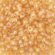 Cuentas de Rocalla Preciosa 8/0 - 3 mm - Light Topaz Rainbow x20 g