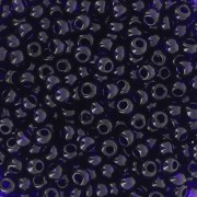 Cuentas de Rocalla Preciosa 8/0 - 3 mm - Dark Sapphire x20 g