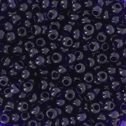 Cuentas de Rocalla Preciosa 8/0 - 3 mm - Dark Sapphire x20 g