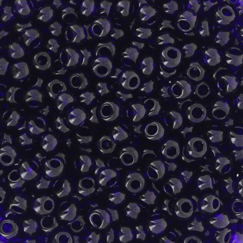 Cuentas de Rocalla Preciosa 8/0 - 3 mm - Dark Sapphire x20 g